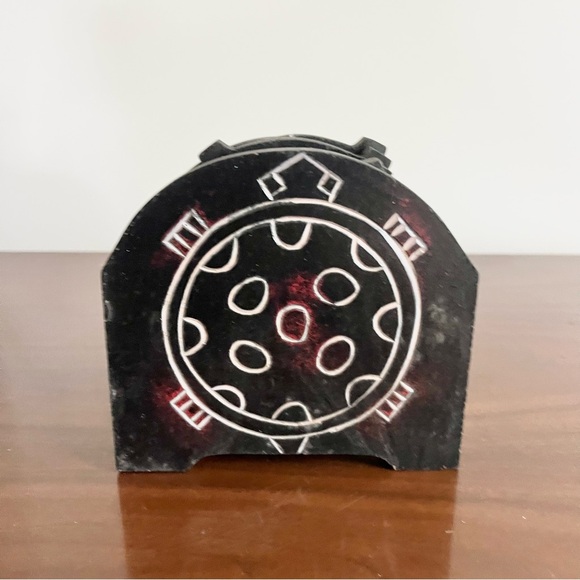 Hawaiian Sea Turtles Honu Wooden Coasters Set of Four w Etching Cork Read Notes - Picture 4 of 6